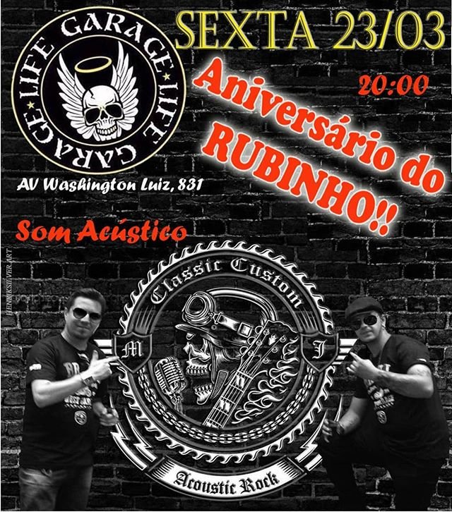 Bora comemorar o aniversário do Rubinho!!!